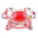 Geo Silicone Butterfly Pacifier for Newborns - Blue & Pink 0-6 Months with Bite Ring Handle | International Shipping - Buy Online on GoSupps.com
