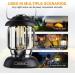 DOMOR Camping Lantern Retro Rechargeable Lantern - 4400mAh Phone Charger - 3 Light Modes - Lantern Flashlights for Yard, Outdoor, Home, Outages - IP24 Waterproof - Perfect Christmas Gift - Buy Online on GoSupps.com