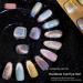Winter Sparkling Auroras Soak Off Nail Polish Colorful Reflective Glitter Magnetic Gel Holographic Glitter 15ml Rainbow Cat Eye Nail Gel(03) Style03 - Buy Online on GoSupps.com