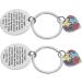 Toyvian 6 STK Key Pendants Keychain - Rustproof Steel Puzzle Jewelry Charm for Friendship & Awareness - Buy Online on GoSupps.com