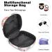 Blue Butterfly Print Sanitary Napkin Storage Bag - Portable Period Kit Pouch with Zipper for Women & Teens - Color 15 - Buy Online on GoSupps.com