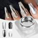Metallic Paint Gel - Manicure - UV LED Mirror Art - High Pigment Formula - Nail Decorating Supplies for Beginners and Professionals - Creative Art Accessory - Buy Online on GoSupps.com
