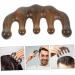 Moluckfu Sandalwood Comb Body Massager - Acupressure Massage Tool for Relaxation & Scalp Care - Buy Online on GoSupps.com
