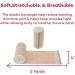 Dealmed 4 & 2 Elastic Bandage Wraps | Self-Closure | 5 Yards Stretched | Compression Wrap | First Aid & Medical Facilities | Pack of 2 - Buy Online on GoSupps.com