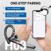 48Hrs V5.3 Bluetooth Headset with Microphone - Wireless Handsfree Earpiece for Cell Phone, Business, Office, Driving - Bluetooth Headphones for iPhone, Android, Samsung - Black - Buy Online on GoSupps.com