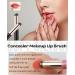 UULANFA Silicone Lip Brush with Cover Concealer Lip Oil Brush Portable Mini Makeup Bleanding Brush Angled Round Tip Makeup Applicator Dustproof Silicone Brush Tool for Lip Balm Lipstick (Black) - Buy Online on GoSupps.com