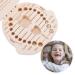 NASHRIO Baby Tooth Box - Wooden Kids Keepsake Organizer with Tweezers for Girls - Cute Children Tooth Container to Preserve Childhood Memories - Buy Online on GoSupps.com