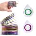 Nail Tape 30 Colors Narrow Line Striping Tape for Nail Art Decoration Crafting Projects Thin Stickers with 2 Dispensers