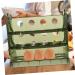 GRIRIW 30 Grid Egg Holder Egg Storage Box Plastic Eggs Plastic Tray Fridge Egg Organizer Egg Rack Clamshell Timing Egg Box 1 - Buy Online on GoSupps.com