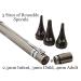 Dr Mom Slimline Stainless LED Pocket Otoscope - Third Generation with Soft White Natural Hue Light Spectrum - Clamshell Packaging - Buy Online on GoSupps.com