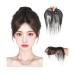Bangs Hair Clip Natural Human Hair Clip-In Bangs Hairline Replacement Lanugo Bangs Hand Woven Hair Bangs with Sideburns Clip in Hair Extensions Bangs Clip in Hair