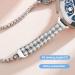 Essential Oil Diffuser Bracelet Set for Women - Aromatherapy Jewelry with 12 Refill Pads - Gift for Mom, Daughter, Girlfriend - Adjustable - Silver - Buy Online on GoSupps.com