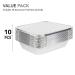 Stock Your Home 9x13 Aluminum Foil Pans with Lids (10 Pack) - Disposable Half Size Steam Table Deep Pans for Cooking and Food Storage - Buy Online on GoSupps.com