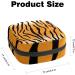 Sanitary Napkin Storage Bag Zipper Menstrual Cup Pouch Animal Pattern Tiger Stripes Multicoloured - Ideal for Girls, Women, Ladies | Feminine Menstruation Period Pads Holder - Buy Online on GoSupps.com