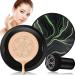 Mushroom Head Air Cushion CC Cream BB Cream Oil Control /Moisturizing Foundation Concealer Makeup Base Nude Matte Concealer BB Cream Makeup Base Long Lasting with Mushroom Sponge (Ivory) - Buy Online on GoSupps.com