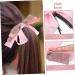 Banana Clip Fishtail Holder French Clincher Combs Banana Bow Clip Bow Clip for Women Miss Plastic Curlers Hair - Buy Online on GoSupps.com