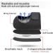 Adjustable Breathable Heel Support for Plantar Fasciitis - 4 Pcs Heel Cushions for Heel Pain Relief | Black, Large - Buy Online on GoSupps.com