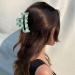 6 Pack Checkered Hair Claw Clips - Multicolored Square Medium Clips for Women & Girls - Non-Slip Styling Accessories with Strong Hold - 3.1 Plaid Design - Buy Online on GoSupps.com