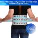 Back Support Belt with Lumbar Pad for Men & Women - Large Size (37-45) | Back Brace for Lower Back Pain Relief, Herniated Disc, Sciatica, Scoliosis - Removable Breathable Anti-Skid Lumbar Support Belt with 4 Stays - Buy Online on GoSupps.com