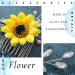 Unicra Sunflower Bridal Side Comb - Crystal Wedding Hair Accessory (Silver) - Buy Online on GoSupps.com