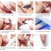 NICENEEDED Self Adhesive Silk Nail Wraps - 4 Rolls for Nail Repair & Art | Easy Trim Nail Tips & Fiberglass Stickers - Buy Online on GoSupps.com