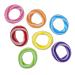 Mijoma 100 Elastic Hair Ties - Mini Rubber Bands for Girls - Perfect for Braids & Ponytails (Striped Color Mix) - International Shipping - Buy Online on GoSupps.com