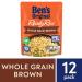 Ben's Original Whole Grain Brown Rice - 8.8 oz Pouch (Pack of 12) | Ready Rice for Easy Dinner Side - Buy Online on GoSupps.com