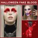 Realistic Fake Blood Cream - Washable SFX Makeup for Halloween Zombie & Vampire Looks | International Shipping - Buy Online on GoSupps.com
