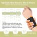 Compression Wrist Sleeves Brace for Men & Women - 2 Pairs | Tennis, Tendonitis, Carpal Tunnel Support | Medium Black Wrist Wraps - Buy Online on GoSupps.com