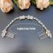 Prosy Bride Wedding Crystal Hair Vines Bridal Headband Flower Rhinestones Hair Comb Slides Hair Accessories for Women and Girls (Silver) - Buy Online on GoSupps.com