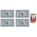 Kinley Tonic Water 24 Pack 150ml Mini Disposable Cans for Intense and Refreshing Carbonated Drinks + Polpa di Pomodoro Italian Gourmet Polpa di Pomodoro 400g
