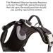 Hurtta Weekend Warrior Dog Harness - Adjustable Chest Harness for Dogs Black 45-60 cm (18-24 in) | Buy Internationally - Buy Online on GoSupps.com