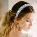 Sibba Rhinestone Wide Hair Band - Bridal Wedding Fashion Headpiece - Buy Online on GoSupps.com