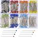 Sewing Pins 800 PCS Straight Quilting Pins 1.6 in Glass Ball Head Pins for Fabric Crafting
