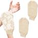 2 peeling gloves Betterjonny Bad shower gloves Bamboo fiber bathroom gloves body cleaning cloth sponges for peeling and body scrubber