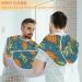 Summer Pineapple Beard Bib Apron - Ultimate Beard Hair Catcher for Men | Perfect Father's Day & Anniversary Gift with 2 Suction Cups - Buy Online on GoSupps.com