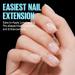 Tomicca Ballerina Nail Tips - 510 Ultra Short Coffin Gel Tips for Nail Art & Extensions - 15 Sizes for DIY Nail Studio at Home - Buy Online on GoSupps.com