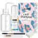 MULAFEE Eyelash Extension Cleanser Lash Extension Shampoo Kit Oils Paraben & Sulfate Free Foaming 60 ML Eyelash Shampoo with Rinse Bottle and Soft Brush Safe for Salon Use and Home Care