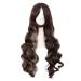 MapofBeauty 32 inch/80 cm Fashion Long Curly Hair Anime Costume Side Bangs Cosplay Wig (Brown Mixed Gold) Brown / Gold
