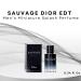 Dior Sauvage Splash Mini Eau de Toilette Spray for Men 0.34 Ounce /10 ml Warm & Spicy 0.34 Fl Oz (Pack of 1) - Buy Online on GoSupps.com