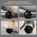 Vibrating Massage Ball - 5-Speed Deep Tissue Massager for Muscle Relief & Circulatory Stimulation (Black) - Buy Online on GoSupps.com