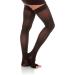 JOMI Compression Thigh High Stockings 15-20mmHg Sheer Open Toe - Medium Black - Buy Online on GoSupps.com