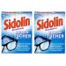 Sidolin glasses cleaning cloths pack of 2 (2 x 20 pieces) moist cleaning cloths for glasses displays screens