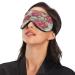 Wooden Floral Rose Sleep Mask | Soft Comfort Eye Shade Cover | Adjustable Strap for Men and Women - Buy Online on GoSupps.com