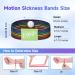 LYJEE Motion Sickness Bracelets for Adults - Anti Nausea Wristbands for Travel & Cruises | Large Size - Buy Online on GoSupps.com