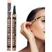 Jubepk Eyebrow Pencils Waterproof Eyebrow Tip Applicator 4 Tip Design Long Lasting Contouring 1ml Coloring Tool for Men Women Shaping and Filling in Sparse Areas - Buy Online on GoSupps.com