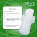 Cottons Maternity Pads with Wings - 10 Individually Wrapped, Organic, Unscented, Chlorine-Free - Heavy Absorbency | Single Pack - Buy Online on GoSupps.com