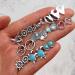 Feylie Earrings Set - 12 Pairs Boho Turtle & Naval Esters Jewelry Decor | Perfect Gift Idea - Buy Online on GoSupps.com