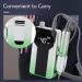 Electric Nail Drill Portable Rechargeable Polishing Speed Adjustable Nail Grinder Silver Green Gradient 40 000RPM with 6 Heads for Home Salon Use - Buy Online on GoSupps.com