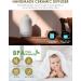 Buy Lalking White Ceramic Aroma Diffuser - BPA-Free Essential Oil Diffuser with Adjustable Fog & Auto Power-Off | Perfect for Home Office Yoga - 150ml - Buy Online on GoSupps.com